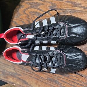 adidas Black, Red and White Men's Soccer Cleats